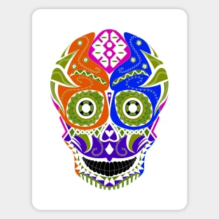 monster wrestling skull ecopop Magnet